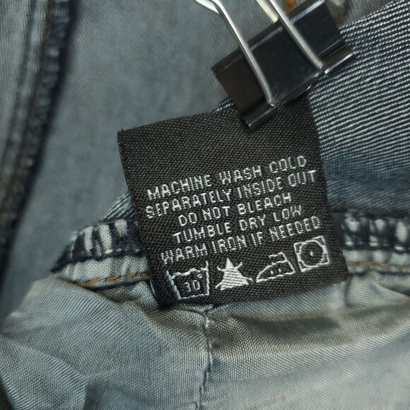 Cotton Farm Skinny Jeans Women 20 Mid Rise Blue Stretch Dark Wash 5 Pockets - Picture 9 of 13